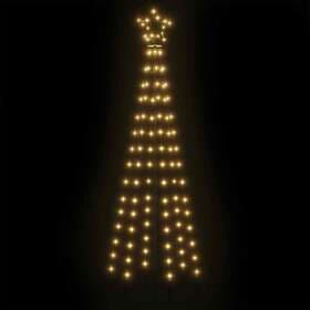 vidaXL 343486 Christmas Tree Cone Warm White 108 LEDs 70x180 cm
