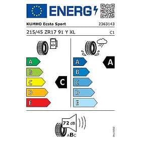 Kumho Ecsta Sport PS72 215/45 R17 91Y XL