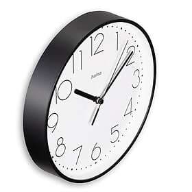 Hama Veggklokke Salina Diameter 22cm Svart