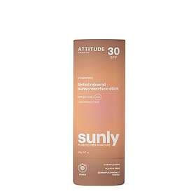 Attitude Sunly Tinted Mineral Sunscreen Face Stick SPF30 20g