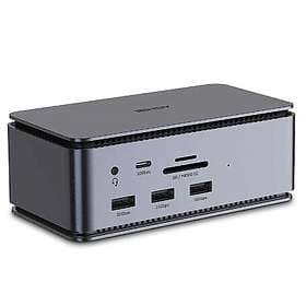 Lindy DST-Pro USB4 Docking Station with USB-C, HDMI, DP, 10GbE, 1GbE
