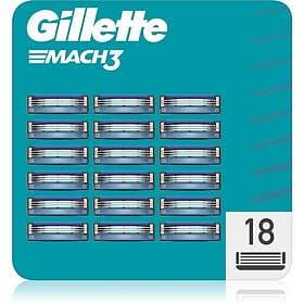 Gillette Mach3 Replacement Blades 18-pack