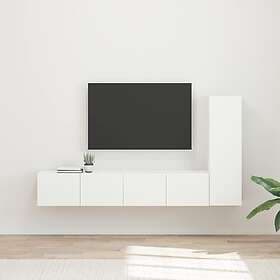 vidaXL 3408988 TV Bench Set Wall Mounted 2 pcs Constructed wood