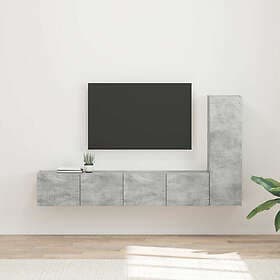 vidaXL 3408991 TV Bench Set Wall Mounted 2 pcs