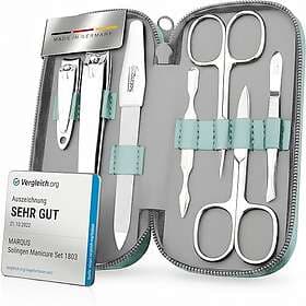 marQus Solingen Manicure Set for Women & Men 7-Piece Grooming Kit