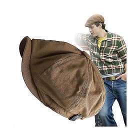 Infinity Leather Peaky Blinders Flat Cap
