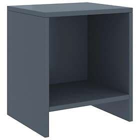 vidaXL Sängbord 2 st ljusgrå 35x30x40 cm massiv furu 322243