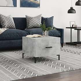 vidaXL Soffbord betonggrå 50x50x40 cm konstruerat trä 829404