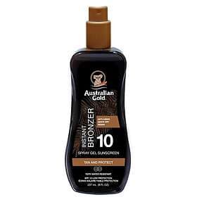 Australian Gold Spray Gel With Instant Bronzer SPF10 237ml
