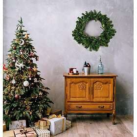 SHATCHI 200265 Christmas Wreath 55cm