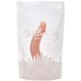 Willie City Classic Realistisk Curved Dildo 20 cm