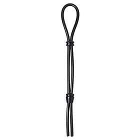 Malesation Cock-Grip Dubbel Lasso Penisring Svart