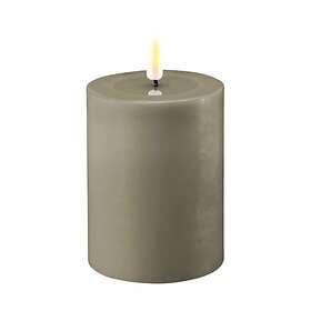 Deluxe Homeart LED Block Candle 7.5x15cm