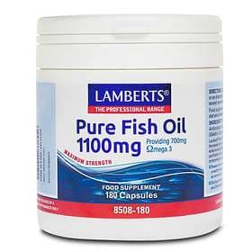Lamberts Pure Fish Oil 1100mg 180 Capsules