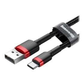 Baseus Cafule USB-C Kabel 100 cm Red/Svart