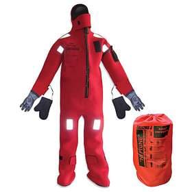 Lalizas Rubber Immersion Suit Röd S Man