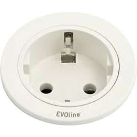 EVOline ONE 1 X STIKKONTAKT HVIT