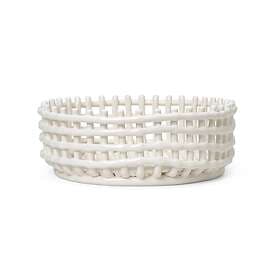 Ferm Living Ceramic Braided Bowl Off-white