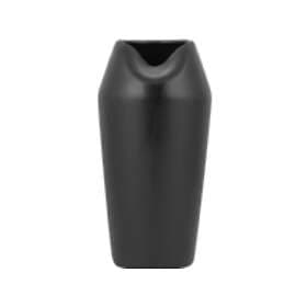 Beliani Flower vase black APAMEA