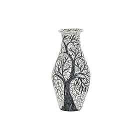 DKD Home Decor Vase Träd Glass Svart Terrakota n Vit (29 x 29 60 cm)