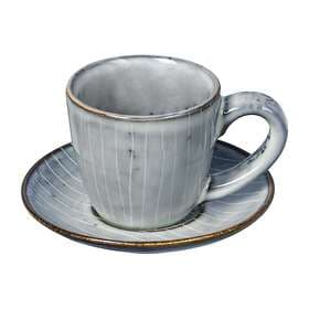 Broste Copenhagen Nordic Sea Espresso Cup with Saucer 5cl