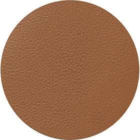 Lind DNA Circle Coasters Serene 10 cm, Natur Återvunnet Läder