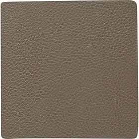 Lind DNA Square Coasters Serene 10x10 cm, Moss Återvunnet Läder