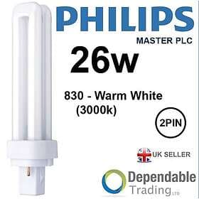 Philips Master PL-C 26W/830/2P G24d-3