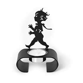 Solstickan Design Silhuett Candle Holder 9.3x13.3cm