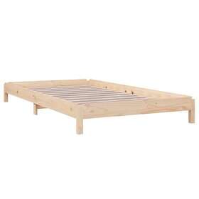 vidaXL Stapelbar säng 100x200 cm massivt furuträ