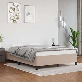 vidaXL Bed Frame cappuccino 140x200 cm konstläder