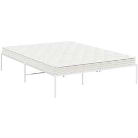 vidaXL Bed Frame white 208x168 cm steel