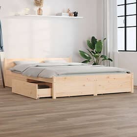 vidaXL Bed Frame med lådor 150x200 cm