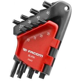 Facom 89S.JP8A Torxnyckelsats T10-T45, 8 st
