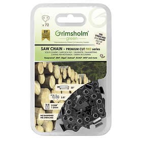 Grimsholm Premium Cut Pro sågkedja helmejseltandad 3/8" / 1.5 mm 72 drivlänkar