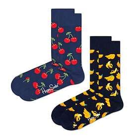 Happy Socks 2-pack Classic Cherry Blue Strl 41/46