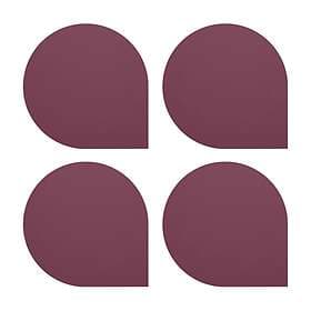 AYTM Stilla coasters 4-pack Bordeaux