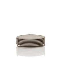 Zone Denmark Singles Coasters 6-pack Taupe