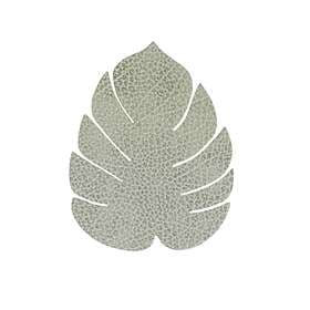 Lind DNA Monstera Leaf Hippo coasters Olivgrön