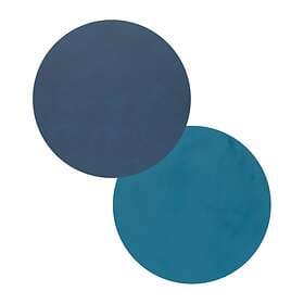 Lind DNA Nupo coasters circle vändbar 1 st Midnight blue-petrol