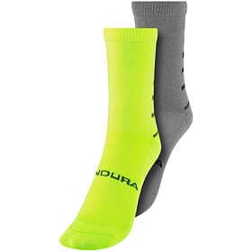 Endura Stripe Coolmax® Socks 2 Pairs Gul,Svart EU 42.5-47 Man