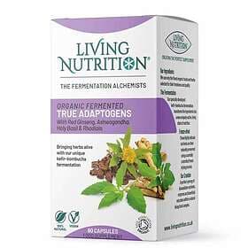 Living Nutrition Organic Fermented True Adaptogens 60 Capsules