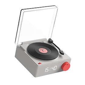Mobility On Board Retro Alarm Clock Vinyl Speaker