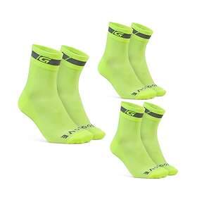 GripGrab Cycling Socks Hi-Vis Regular Cut 3Pack