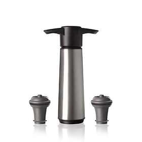 Vacuvin Wine Saver Vinpump + 2 Stopper (Stainless Steel)