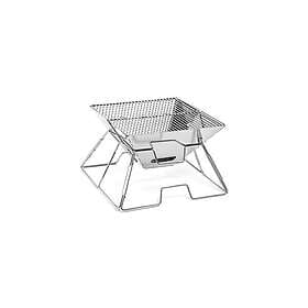 Perfect Typhon East Portable Stainless Steel Charcoal BBQ Grill with Carry Bag F