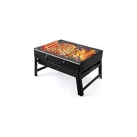 Picnic BBQ Barbecue Grill Portable Folding Charcoal Desk Tabletop Outdoor Stainl