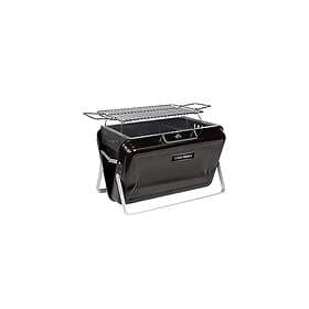 George Foreman GFPTBBQ1005B Go Anywhere Briefcase Charcoal BBQ, Portable, Sturdy