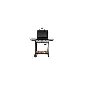 George Foreman GFGBBQ3BW 3 Burner Gas Barbecue with Automatic Ignition & Integra