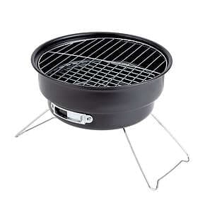 Geepas Royalford Compact Charcoal BBQ Portable Folding Grill Smoker Black